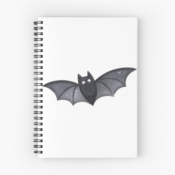 Item preview, Adorable Fluffy Black Bat Halloween Art designed and sold by AlinaMel.