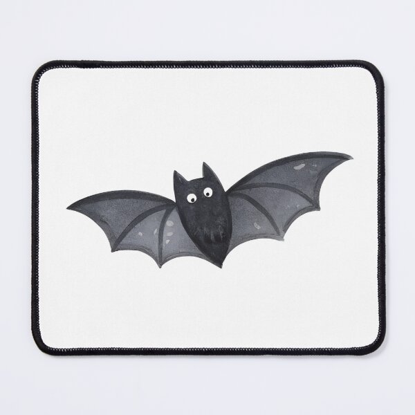 Item preview, Adorable Fluffy Black Bat Halloween Art designed and sold by AlinaMel.