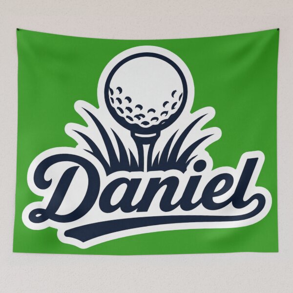 Item preview, Daniel golf name Art designed and sold by The Digital Compass.