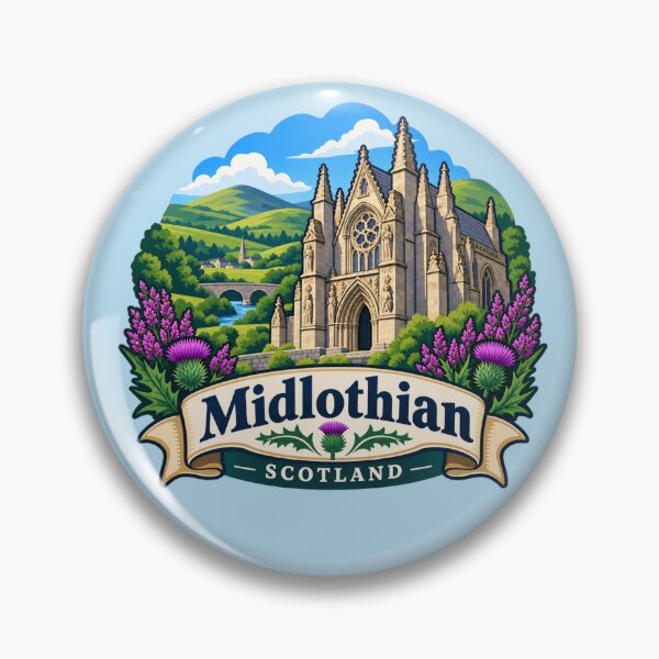 Item preview, Midlothian, Scotland - Historic Chapel & Highland Landscape designed and sold by Myra365Art.