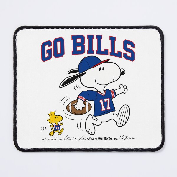 Item preview, Snoopy & Woodstock Buffalo Bills Football Retro F506 designed and sold by GLUVY-THEME.