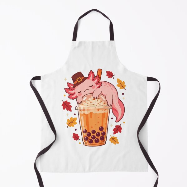 Item preview, Axolotl Fall Pilgrim Tea Thanksgiving designed and sold by chattsuede.