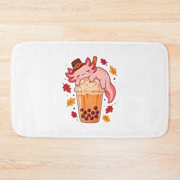 Item preview, Axolotl Fall Pilgrim Tea Thanksgiving designed and sold by chattsuede.