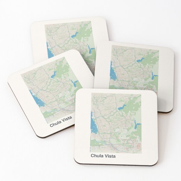 Item preview, Chula Vista Minimalistic Map Art designed and sold by MapsNerd.