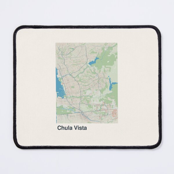 Item preview, Chula Vista Minimalistic Map Art designed and sold by MapsNerd.