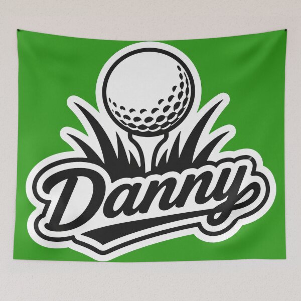 Item preview, Danny golf name Art designed and sold by The Digital Compass.