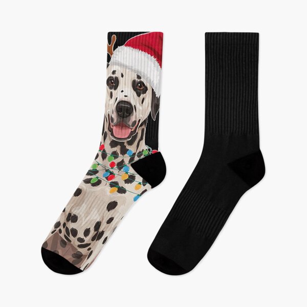Item preview, Funny Festive Dalmatian Christmas Santa Reindeer Dog designed and sold by Phil Ben.