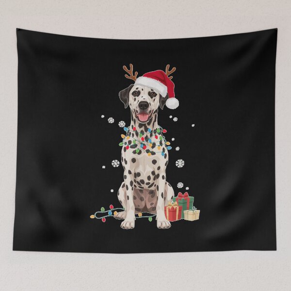 Item preview, Funny Festive Dalmatian Christmas Santa Reindeer Dog designed and sold by Phil Ben.