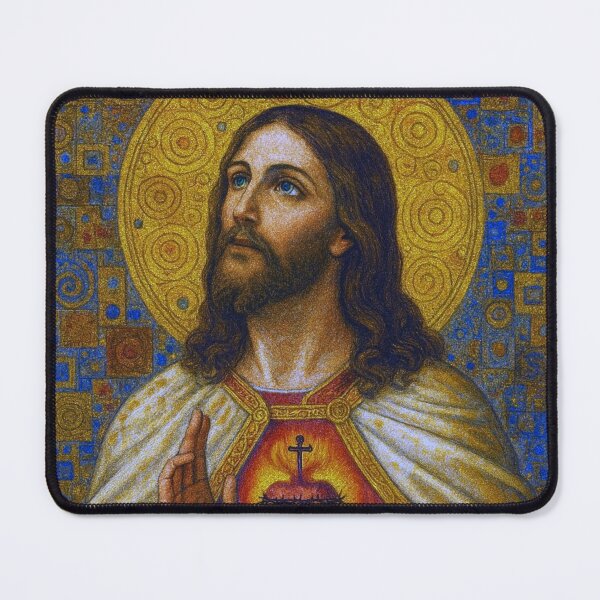 Item preview, Jesus Christ Painting – Biblical Portrait of the Savior designed and sold by GalleryKauffeld.
