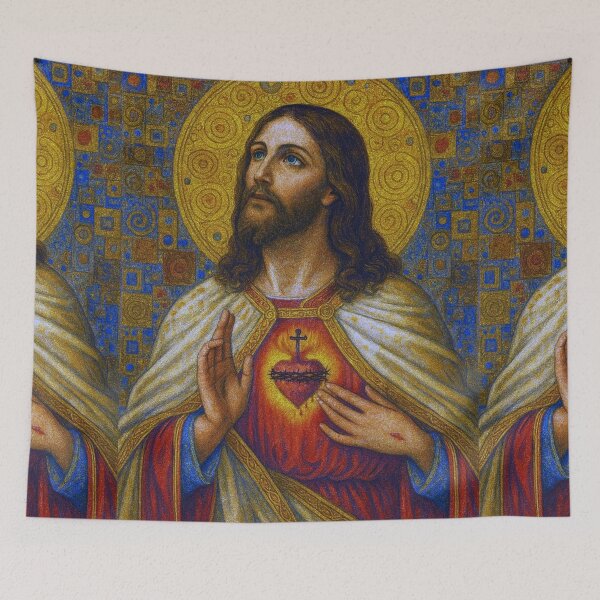 Item preview, Jesus Christ Painting – Biblical Portrait of the Savior designed and sold by GalleryKauffeld.