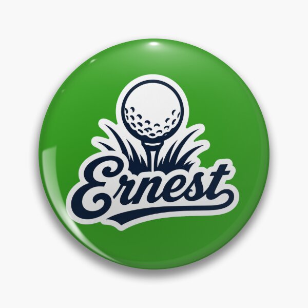 Item preview, Ernest golf name Art designed and sold by The Digital Compass.