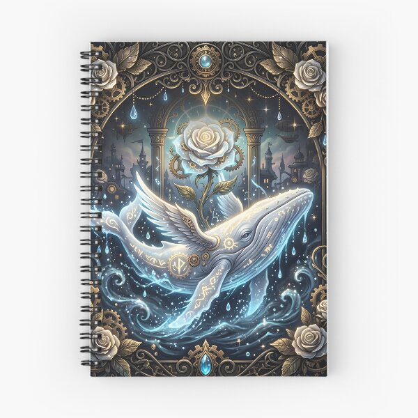 Item preview, Celestial Love – Enchanted White Whale designed and sold by nicky2342.