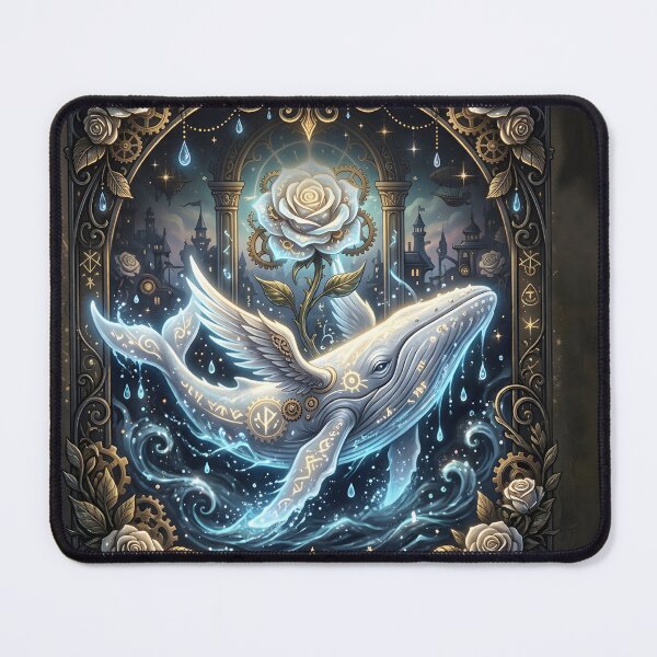Item preview, Celestial Love – Enchanted White Whale designed and sold by nicky2342.
