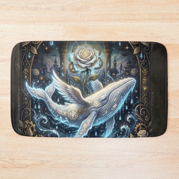 Item preview, Celestial Love – Enchanted White Whale designed and sold by nicky2342.