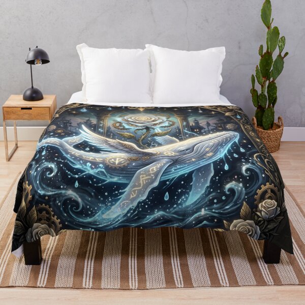 Item preview, Celestial Love – Enchanted White Whale designed and sold by nicky2342.
