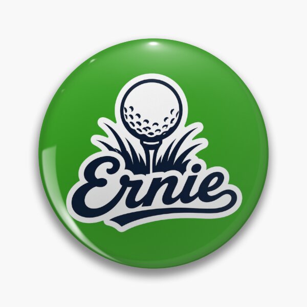 Item preview, Ernie golf name Art designed and sold by The Digital Compass.