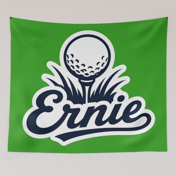 Item preview, Ernie golf name Art designed and sold by The Digital Compass.
