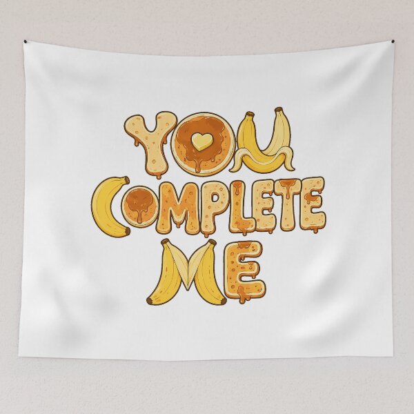 Item preview, Pancake Pun Banana Typography Foodie Couples designed and sold by chattsuede.