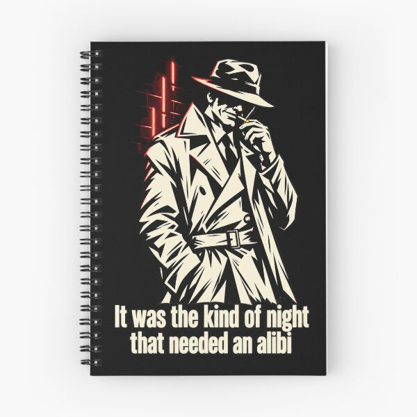 Item preview, The Kind of Night That Needed an Alibi — Noir Detective designed and sold by Sanctum Icons.
