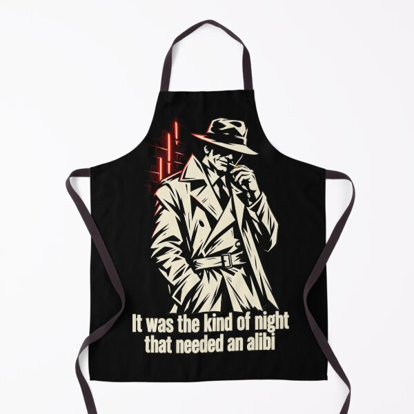 Item preview, The Kind of Night That Needed an Alibi — Noir Detective designed and sold by Sanctum Icons.