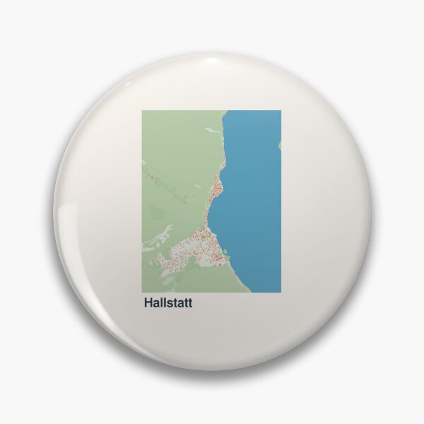 Item preview, Hallstatt Minimalistic Map Art designed and sold by MapsNerd.