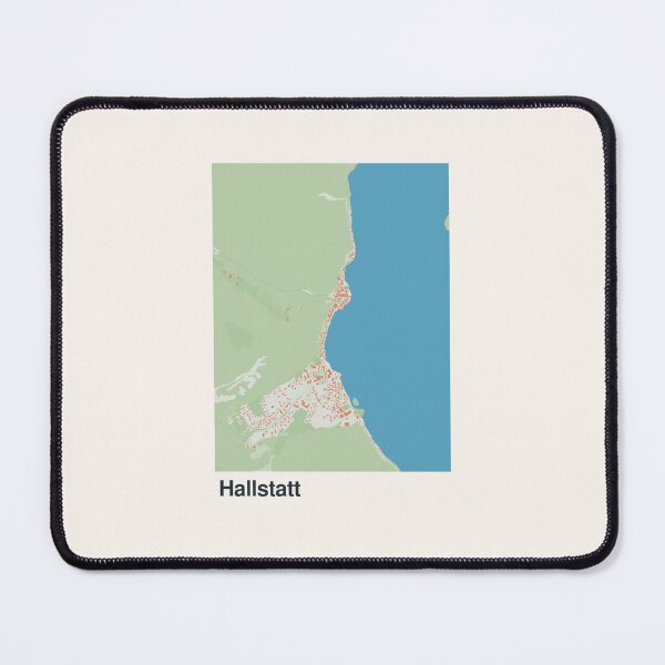 Item preview, Hallstatt Minimalistic Map Art designed and sold by MapsNerd.