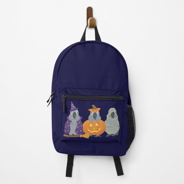 Item preview, Halloween African Grey Parrot Illustration  designed and sold by FandomizedRose.