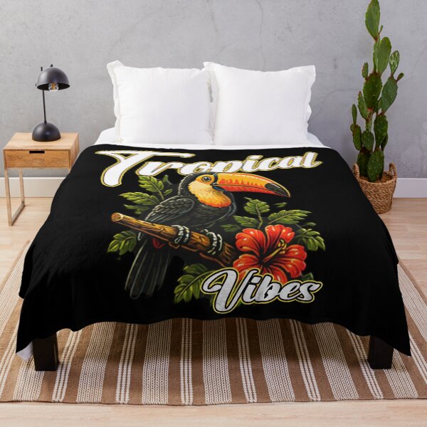 Item preview, Tropical Vibes Toucan Bird Exotic Floral Summer designed and sold by Jt41.
