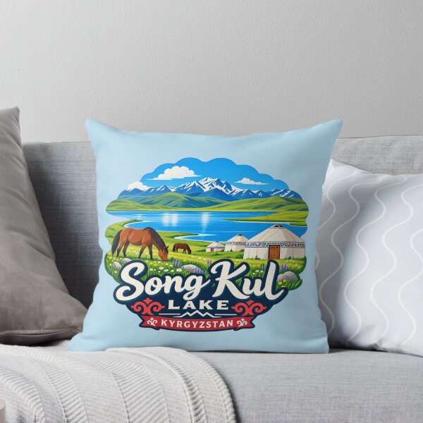 Item preview, Lago Song Kul, Kirguistán designed and sold by Myra365Art.