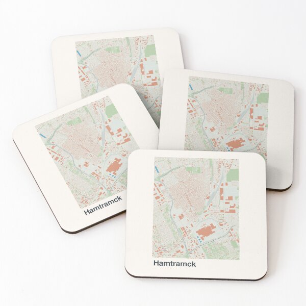 Item preview, Hamtramck Minimalistic Map Art designed and sold by MapsNerd.