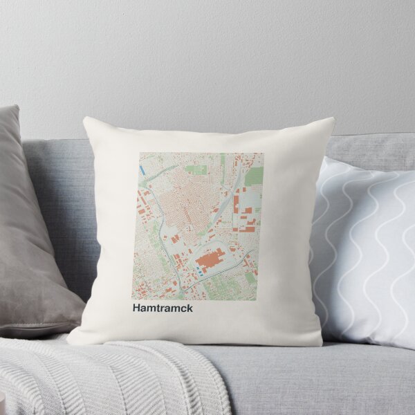 Item preview, Hamtramck Minimalistic Map Art designed and sold by MapsNerd.