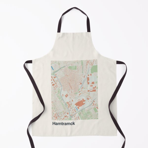 Item preview, Hamtramck Minimalistic Map Art designed and sold by MapsNerd.