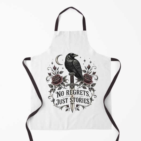 Item preview, No Regrets Just Stories Raven Rose designed and sold by Mochi-design.
