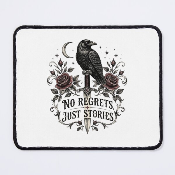 Item preview, No Regrets Just Stories Raven Rose designed and sold by Mochi-design.