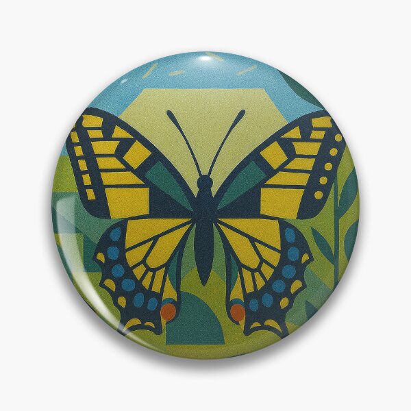 Item preview, Swallowtail Butterfly - a Geometric illustration. designed and sold by GalleryKauffeld.