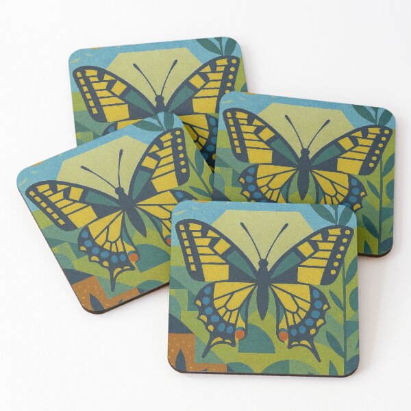 Item preview, Swallowtail Butterfly - a Geometric illustration. designed and sold by GalleryKauffeld.
