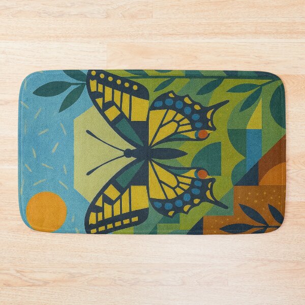 Item preview, Swallowtail Butterfly - a Geometric illustration. designed and sold by GalleryKauffeld.