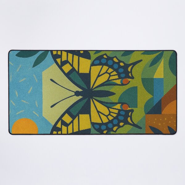 Item preview, Swallowtail Butterfly - a Geometric illustration. designed and sold by GalleryKauffeld.