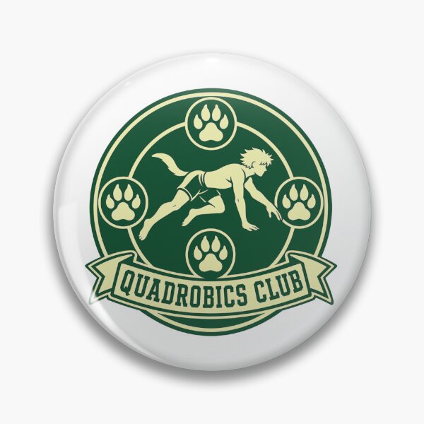 Item preview, Quadrobics Club Retro Paw Print Emblem designed and sold by BoosterShop.
