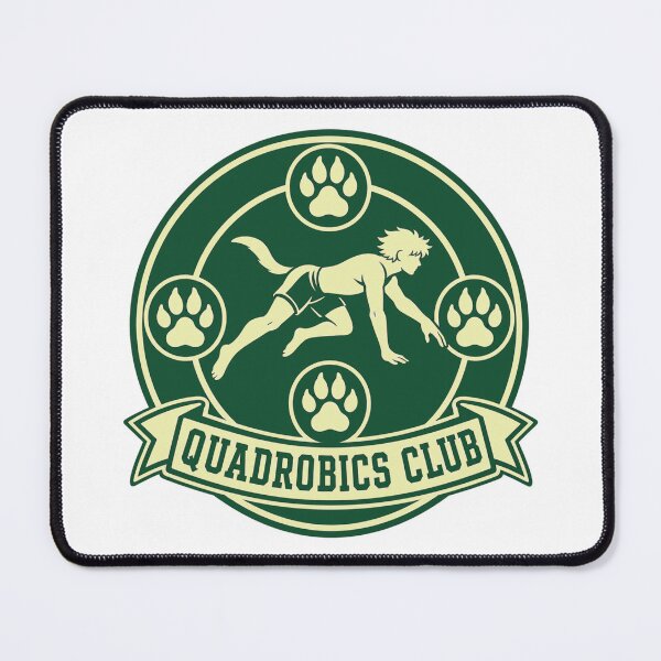 Item preview, Quadrobics Club Retro Paw Print Emblem designed and sold by BoosterShop.