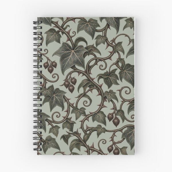 Item preview, Midnight Ivy – Dark Gothic Botanical Vine Pattern designed and sold by MetaModel Editions.