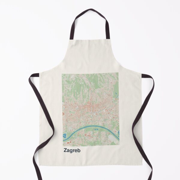 Item preview, Zagreb Minimalistic Map Art designed and sold by MapsNerd.