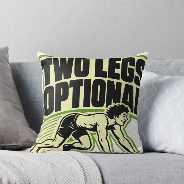 Item preview, Two Legs Optional Quadrobics Bounding Slogan designed and sold by BoosterShop.