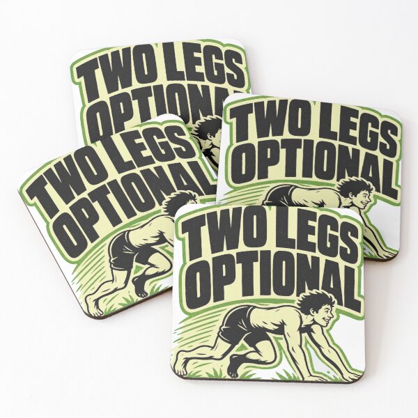 Item preview, Two Legs Optional Quadrobics Bounding Slogan designed and sold by BoosterShop.