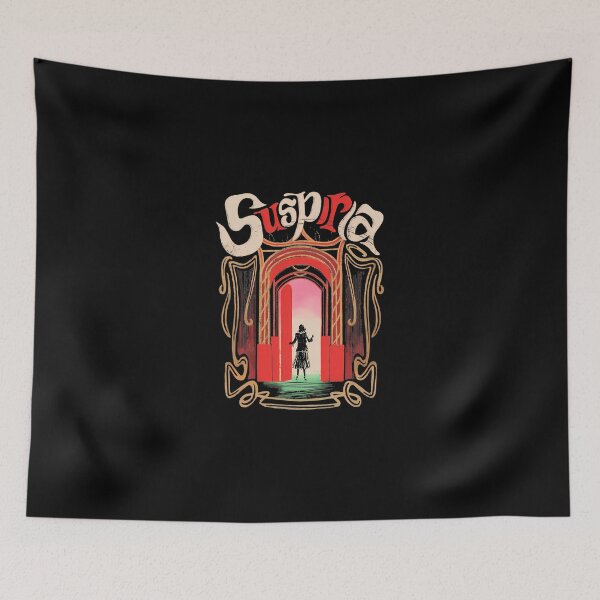 Item preview, Mysterious Red Archway Art Deco Silhouette designed and sold by AdolfoSClay.