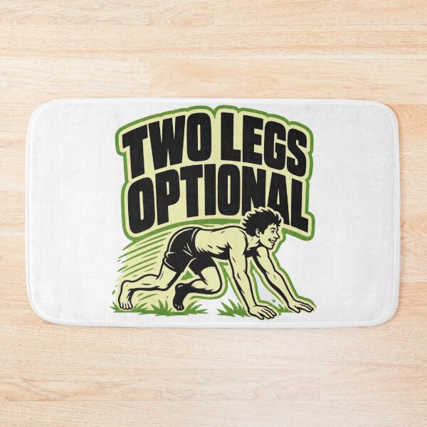 Item preview, Two Legs Optional Quadrobics Bounding Slogan designed and sold by BoosterShop.