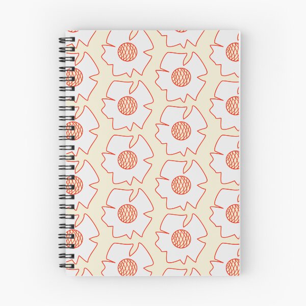 Item preview, Reddy flowers on light yellow designed and sold by Yamy Morrell Art and Design.
