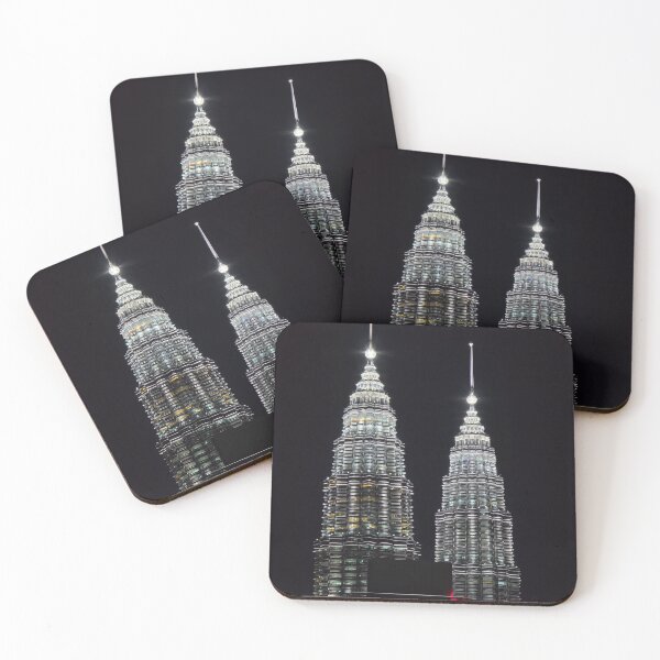 Item preview, Petronas Twin Towers Shining at Night in Kuala Lumpur Malaysia designed and sold by asun5.