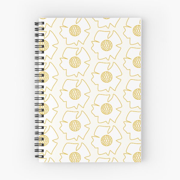 Item preview, White flowers on light yellow designed and sold by Yamy Morrell Art and Design.