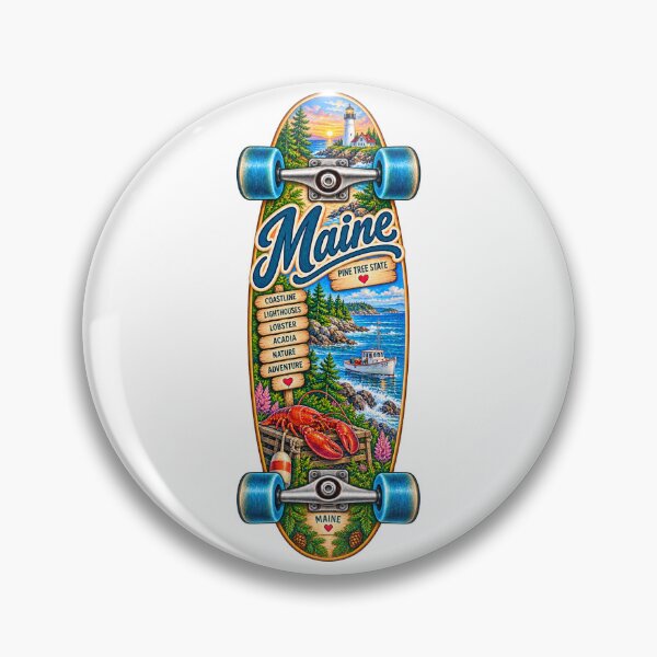Item preview, Maine Gen X Skateboard designed and sold by Whimspired By Paxx.